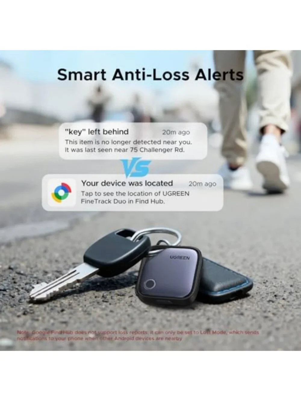 4 Pack Air Tracker Tags for iOS & Android - Bluetooth Location Finders